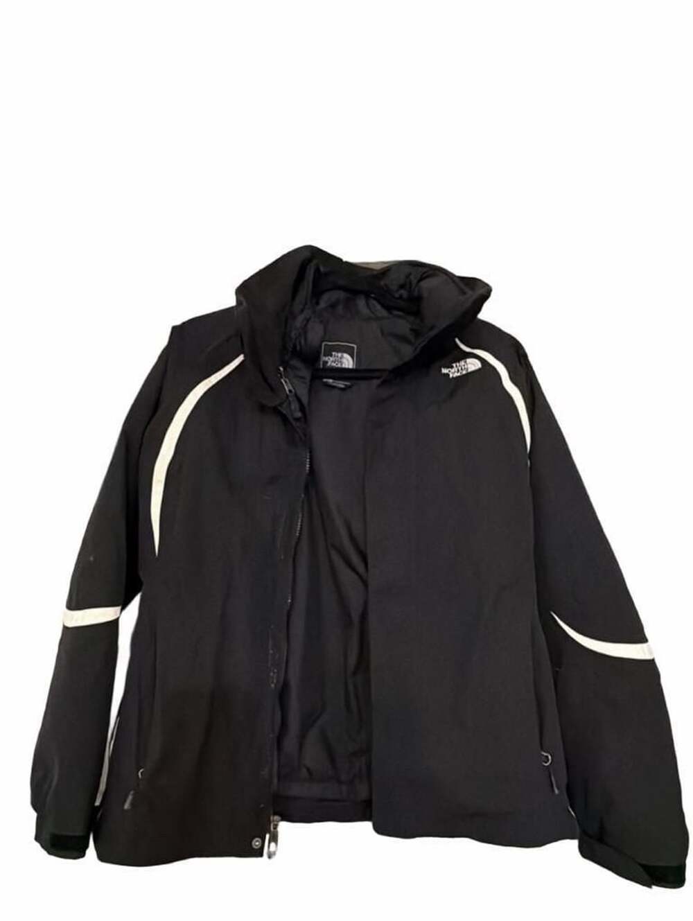 The North Face Kira Triclimate Jacket Size S Black White Ski